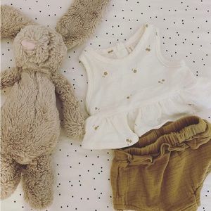 Quincy Mae Floral Top + Bloomers, Size: 0-3 months